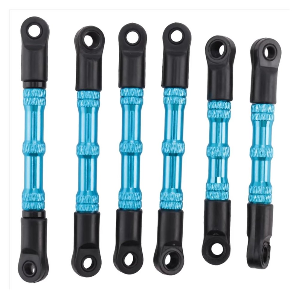 Adjustable Pull Rod for Tamiya for TT02B 1/10 Metal Tie Rod Upgrade Parts Set Remote Control Car and Modifications Accessories