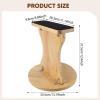 Balance Board Cheerleading Flyer Stand 31.5cm/12.4in Wood Core Strength Training Balance Trainer for Flexibility, Coordination, Gymnastics, Sports, Home Practice view 3