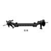 1/14 RC Unpowered Front Axle Aluminum Simulation Axles Spare Model Truck Trailer Part Caster Wheel 17.9cmx2.8cm Black view 1