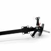1/14 RC Unpowered Front Axle Aluminum Simulation Axles Spare Model Truck Trailer Part Caster Wheel 17.9cmx2.8cm Black view 2
