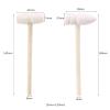 MENGKK Hammers Wooden Hammers Toys for Chocolate Breakable Heart Mini Hammer Mallet view 2