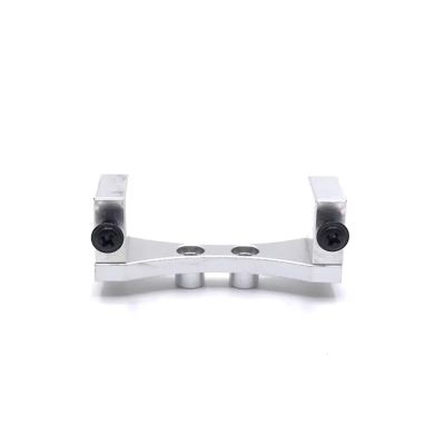 RC Spare Part Compatible with WPL C14 C24 B14 B24 B16 B36 for MN D90 for MN98 Metal Front Axle Servo Mount Holder Bracket RC Car Parts Accessories(White)