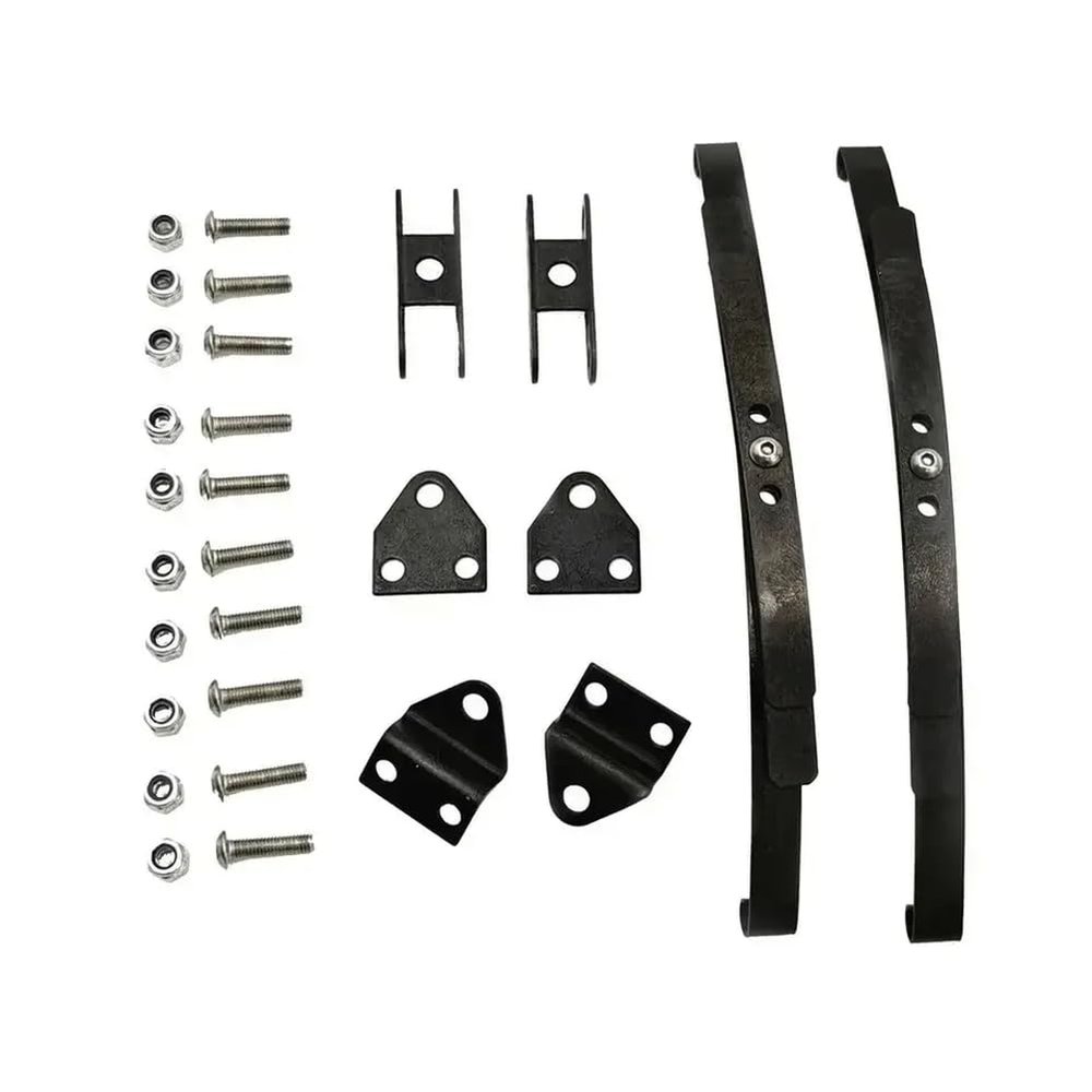 COMODO Steel Leaf Spring Suspension Set for 1/10 Scale RC Crawler Replacement Upgrade Part with Hardware