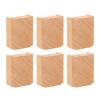 Train Track Support Blocks 6 Pcs Wooden Bridge Piers for Wooden Railway, Hand Eye Coordination Toy for Boys Girls, Creative Imagination Building Accessories view 1