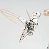 Victmax Metal Bionic Hummingbird Model, Dynamic Mechanical Bird Sculpture with Transmission Mechanism, Desktop Art Display Collectible (Semi-Finished Version) view 4