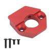 Compatible with Sliding Motor Mount Plate Aluminum Alloy CNC Machined PTFE Coated Hardened for ARRMA 1/7 1/8 RC Cars Accessories Parts Lightweight Stable Durable Easy Install (Red) view 1