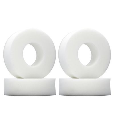 PDDSETorn RC Crawler 1.9 Tire Inserts Soft Outer Foam Inserts 4pcs for 1.9inch Tires Replacement(4pcs White)