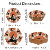 2 Pcs PU Dice Holder Folding for RPG DND Table Games, Dice Trays Storage Box Portable Folding Rolling Dice Tray, Wolf Red Moon Illustration view 3