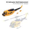 RC Helicopter Fuselage Cover for C032 UH1 Model Accessories (Yellow) view 2