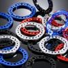 4Pcs 1.55 Inch Metal Wheel Beadlock Rings for 1:18 TRX4M Redcat RC Crawler,Aluminum Alloy Wheel Rim Lock Rings,RC Crawler Replacement Upgrades Parts (Silver) view 3