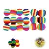 Hand-Made Knitted Footbag Sack, Hand-Made Knitted Footbag Sack,Crochet Kick Bags for Outdoor Party Game (18pcs) view 1