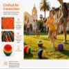 Hand-Made Knitted Footbag Sack, Hand-Made Knitted Footbag Sack,Crochet Kick Bags for Outdoor Party Game (18pcs) view 3