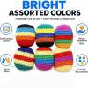 Hand-Made Knitted Footbag Sack, Hand-Made Knitted Footbag Sack,Crochet Kick Bags for Outdoor Party Game (18pcs) view 4