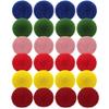 Otbushit 24-Pack Yarn Balls, 10cm/4in Fluffy Soft Dodgeballs for Kids and Adults, Safe Playground Balls for Indoor Outdoor Games, Handball, Random view 1