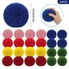 Otbushit 24-Pack Yarn Balls, 10cm/4in Fluffy Soft Dodgeballs for Kids and Adults, Safe Playground Balls for Indoor Outdoor Games, Handball, Random view 2