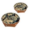 2 Pcs PU Dice Holder Folding for RPG DND Table Games, Dice Trays Storage Box Portable Folding Rolling Dice Tray, Starry Moon Wolf view 1