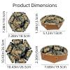 2 Pcs PU Dice Holder Folding for RPG DND Table Games, Dice Trays Storage Box Portable Folding Rolling Dice Tray, Starry Moon Wolf view 3