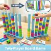 kowgical Color Matching Challenge Game, 1-2 Player Color Stacking Puzzle Game, Board Games for Adults Teenager, Interactive Desktop Game Birthday Party Gifts (Colorful Two-Player) view 3