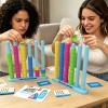 kowgical Color Matching Challenge Game, 1-2 Player Color Stacking Puzzle Game, Board Games for Adults Teenager, Interactive Desktop Game Birthday Party Gifts (Colorful Two-Player) view 4