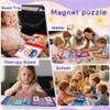 Flamax 4-in-1 Magnetic Face Toy & Dress Up Dolls for Kids, 160+ Pcs Magnet Puzzles Game, Girl, Boy, Faces, Occupation Magnet Dress-Up Doll Pretend Play Set, Magnetic Face Toy & Dress Up Dolls view 3