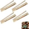 EL EastLane Magnetic Mahjong Rack Set, 20 in Acrylic Pusher Rack, Tortoiseshell Mahjong Accessory, 4 Packs, White view 1