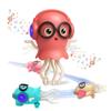 Dancing Jellyfish Baby Toy with LED Lights & Twisting Tentacles 360 Rotating Musical Crawling Toy with Obstacle Avoidance Interactive Light Up Toddler Toy for Kids Boys & Girls 1+ Year view 1