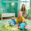 Dancing Jellyfish Baby Toy with LED Lights & Twisting Tentacles 360 Rotating Musical Crawling Toy with Obstacle Avoidance Interactive Light Up Toddler Toy for Kids Boys & Girls 1+ Year view 4