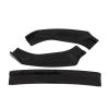 3pc Front Bumper Lip Spoiler Cover Compatible With Volkswagen Compatible With VW Golf MK7 MK7.5 GTI 2014 2015 2016 2017 2018 2019 view 4