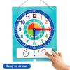 WTWU Sided Erasable Clock Learning Model with Adjustable Arm for Classroom Time Learning Teaching view 3