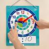 WTWU Sided Erasable Clock Learning Model with Adjustable Arm for Classroom Time Learning Teaching view 4