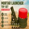 Air Slam Mortar Launcher, Mortar Launcher Play Set, Press Launch Toy Over 20ft High with Target & 4 Soft Projectiles, Outdoor Jump Rocket Game for Backyard Battle, Gift for Boys, Girls & Adults (2PCS) view 2