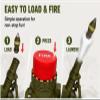 Air Slam Mortar Launcher, Mortar Launcher Play Set, Press Launch Toy Over 20ft High with Target & 4 Soft Projectiles, Outdoor Jump Rocket Game for Backyard Battle, Gift for Boys, Girls & Adults (2PCS) view 3