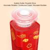 Omquot Fireworks Bubble Machine, Colourful LED Lights, Automatic Bubble Blower for Magic Indoor Play view 3