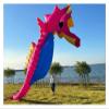 10M Seahorse Kite Pendant LINE Laundry Ripstop Nylon Easy to Fly(Yellow) view 2