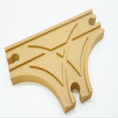 3DEXL T Crossing Track Compatible with Thomas BRIO IKEA Train Sets *Brown*