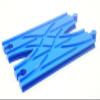3DEXL Crossover Track (Parallel Tracks) Compatible with Thomas BRIO Train Sets *Blue* view 3