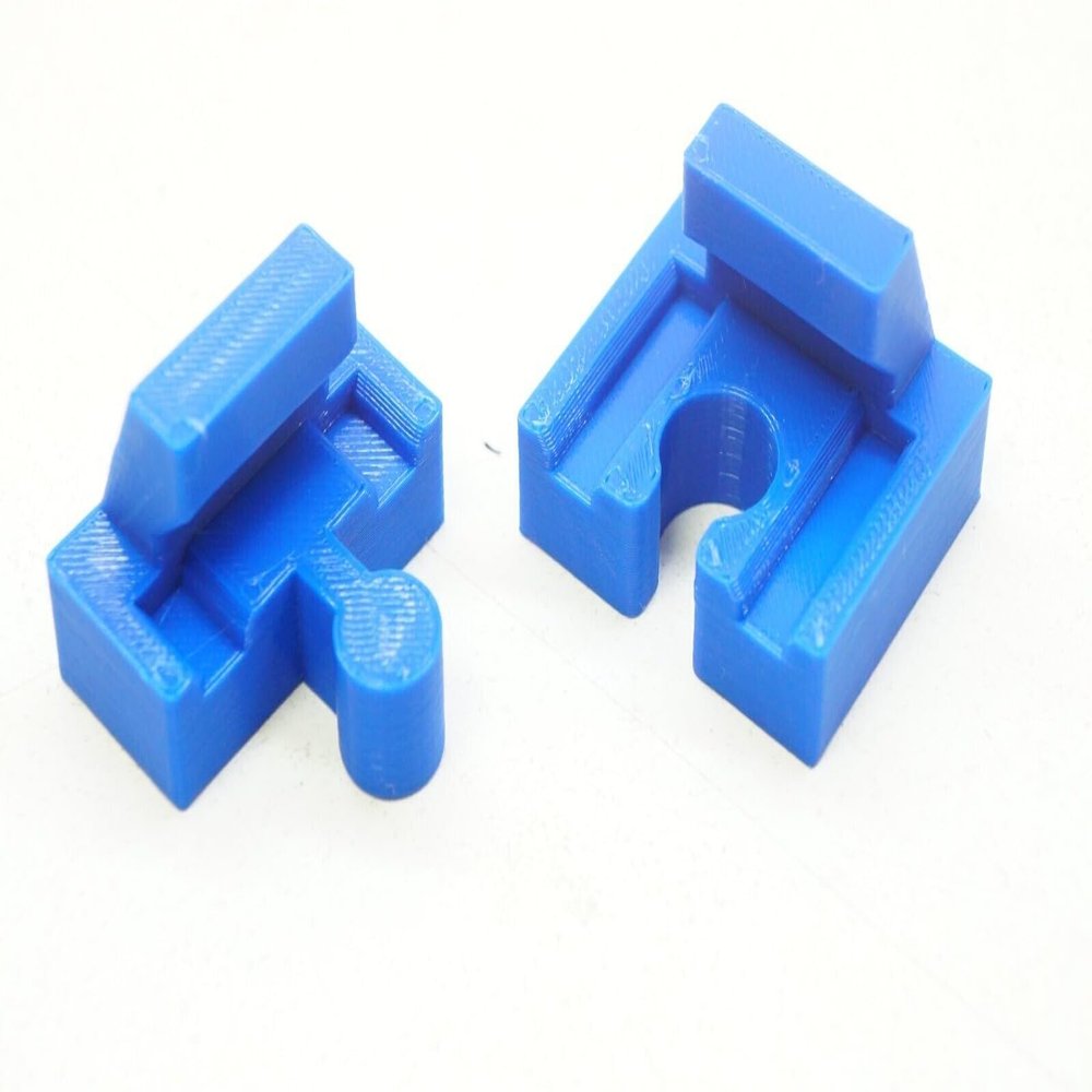 3DEXL Wooden Train Track Stop Track Block for Brio & IKEA Buffer End Bumper Blue