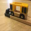 3DEXL Wooden Train Track Stop Track Block for Brio & IKEA Buffer End Bumper Blue view 4