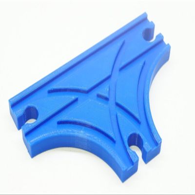 3DEXL T Crossing Track Compatible with Thomas BRIO IKEA Train Sets *Blue*
