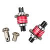 2PCS Pre-Assembled Metal Oil-Filled Differential Set with Front & Rear Main Gears for Arrma 1/16 Mini Kraton 3S, Heavy Duty CNC Differential Upgrade Replacement for ARA-3294 (Red) view 3