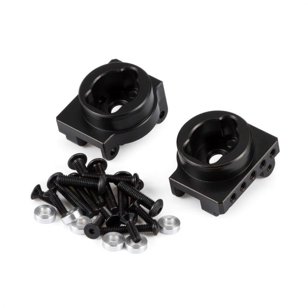RC Crawler Brass Portal Drive Axle Mount 1/10 Scale Rear Axle Weight with Adjustable Shock Mounts