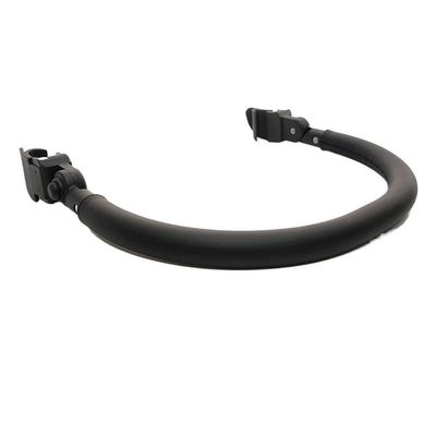 Baby Stroller Armrest for Bugaboo Ant Buggy Bumper Bar with Leather Cover Clamp Adjustable Pram Safety Fence Replace Handrail