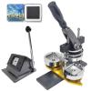 JHNKOJ Fridge Magnet Button Maker Machine with Paper Cutters, 50 Mm Button Maker Machine with 100 Sets of Consumables view 1
