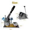 JHNKOJ Fridge Magnet Button Maker Machine with Paper Cutters, 50 Mm Button Maker Machine with 100 Sets of Consumables view 2