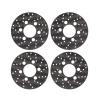 RC Modifications Spare for TRX4 for SCX10 1.9 2.2 1/8 1/10 4Pcs 1MM Carbon Fiber SLW Scale Brake Rotors RC Crawler Rigs Beadlock Wheels Rim Upgrade Parts view 3
