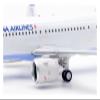 ALHROEUO Miniature Scale 1 200 for China Airlines Skyteam Airbus A321neo Simulated Airliner Model Hand-Figure Ornaments Flying Toy Game Kits view 3
