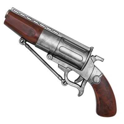 Classic Sci-Fi Western Foam Pistol Prop for Cosplay & Display, High Density Foam Collectible, Oversized Retro Futuristic Sidearm, Ages 15+