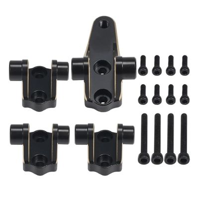 COMODO RC Crawler Brass Link Mounts 1/10 Scale Front Rear Axle Suspension Upgrade Compatible with Chassis