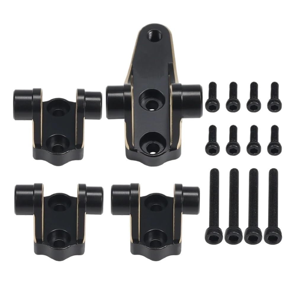 COMODO RC Crawler Brass Link Mounts 1/10 Scale Front Rear Axle Suspension Upgrade Compatible with Chassis