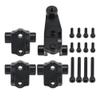 COMODO RC Crawler Brass Link Mounts 1/10 Scale Front Rear Axle Suspension Upgrade Compatible with Chassis view 2